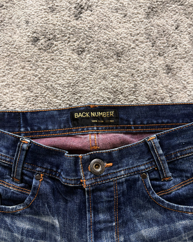 BACKNUMBER "CRACKED FADE" DENIM (S)