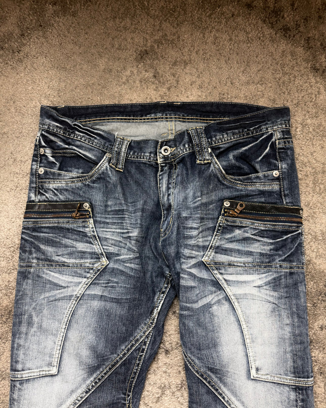 MICHEL KLEIN "FRACTURED SILENCE" DENIM