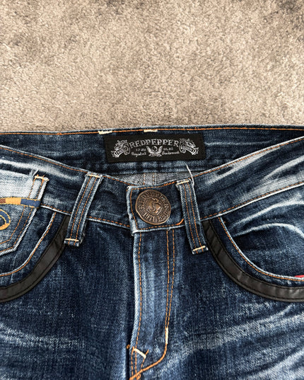 RED PEPPER "INDIGO FADE" DENIM (M)