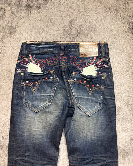 RED PEPPER "MIDNIGHT WHISKER" DENIM