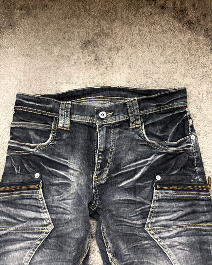 MICHEL KLEIN "SHADOW ANATOMY" DENIM