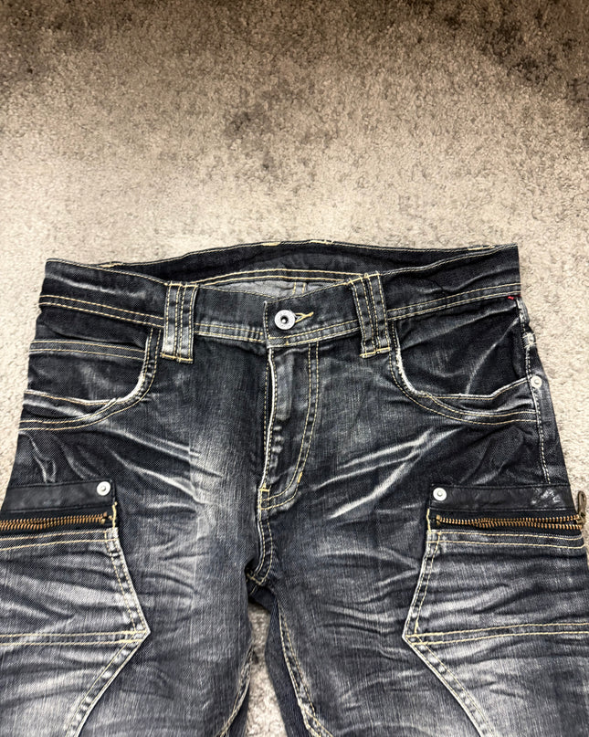 MICHEL KLEIN "SHADOW ANATOMY" DENIM
