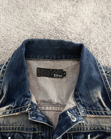 XFRM "SUNFADE TRUCKER" DENIM JACKET (S-M)
