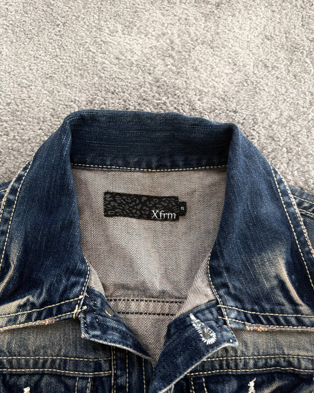 XFRM "SUNFADE TRUCKER" DENIM JACKET (S-M)