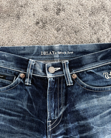 DELAY "SHADOW FADE CRASH" DENIM (S-M)