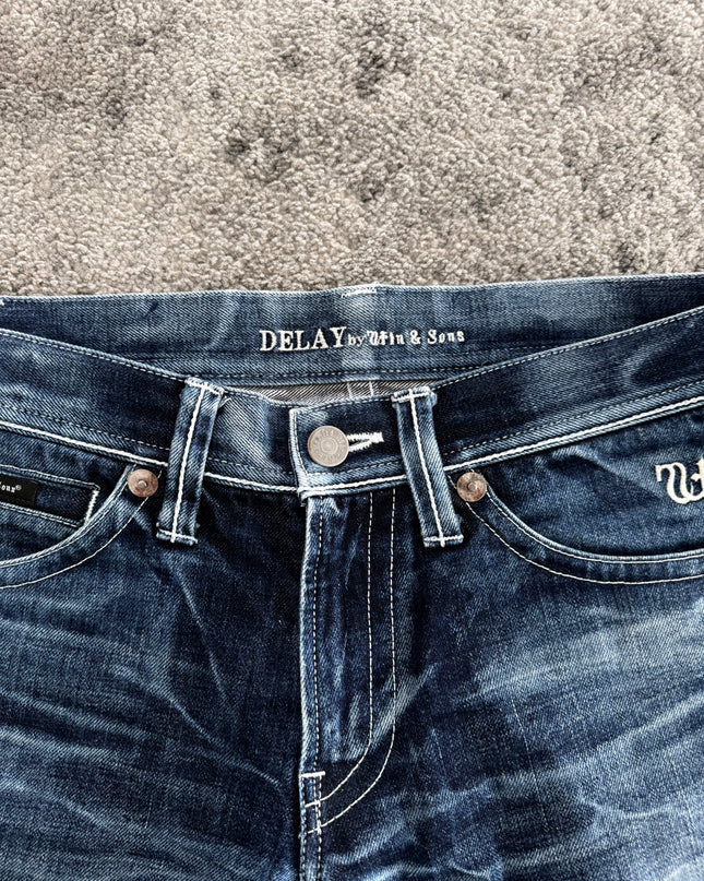 DELAY "SHADOW FADE CRASH" DENIM (S-M)