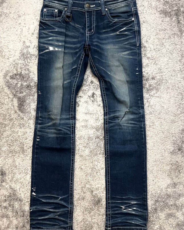 XFRM "BAROQUE STREET WRATH" SLIM FIT DENIM