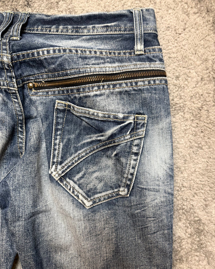 MICHEL KLEIN "FRAGMENTED MEMORY" DENIM