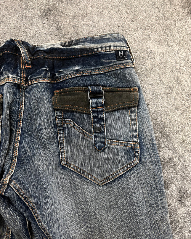 NICOLE CLUB "UTILITY ZIP" DENIM (S-M)