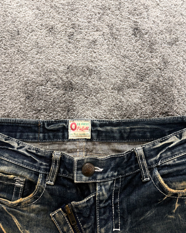 PINBALL "LIGHTNING FADE" DENIM (M)
