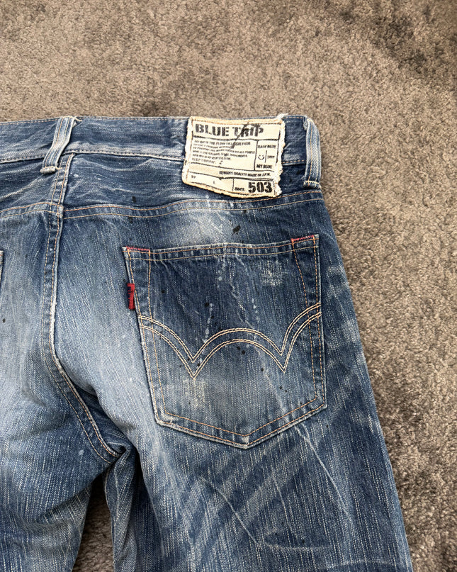 503 "DISTRESSED REBEL" DENIM