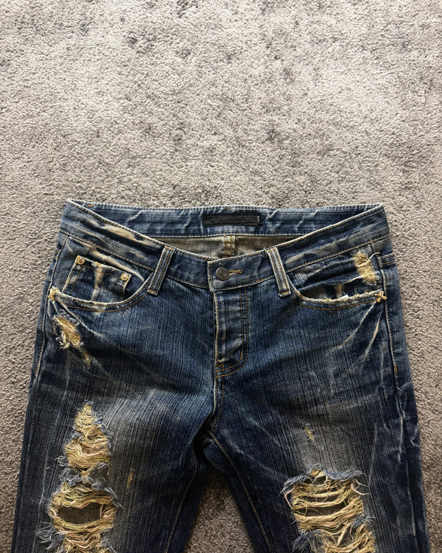 FUGA "BURNT DAMAGE" DENIM (S-M)