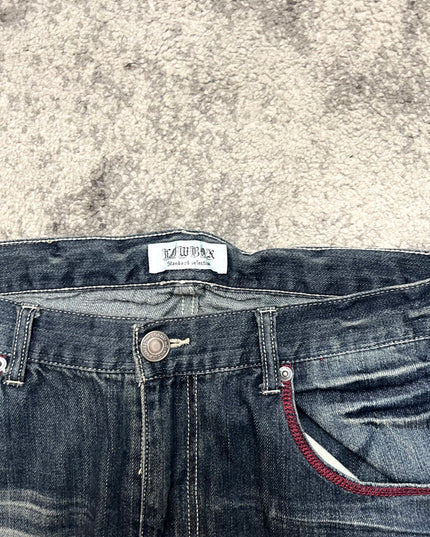 LOWBOX "SCARLET STITCH" DENIM