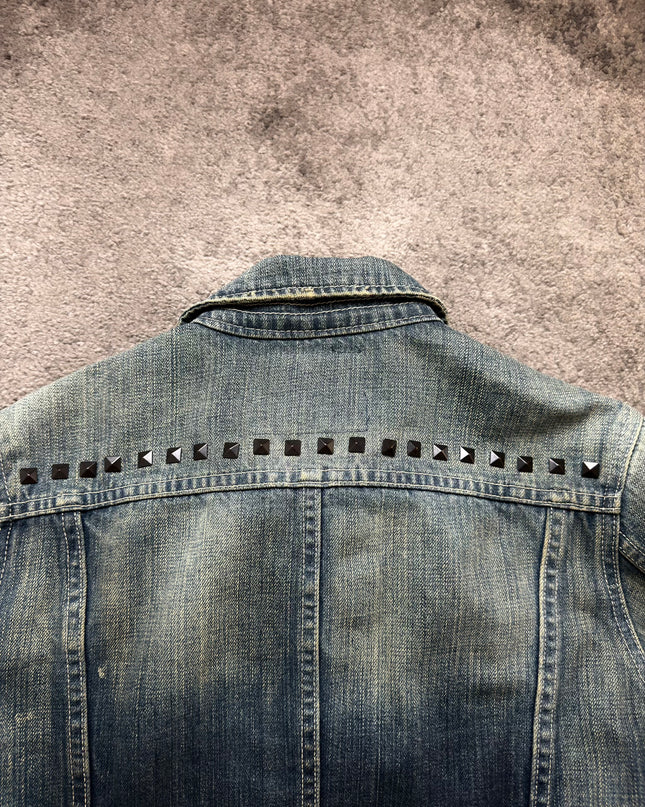 BEAMS "STUDLINE REBEL" DENIM JACKET