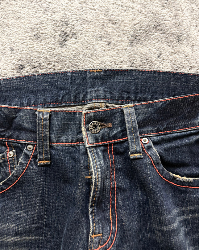 BLUE WAY "FADED INDIGO LINE" DENIM (M)