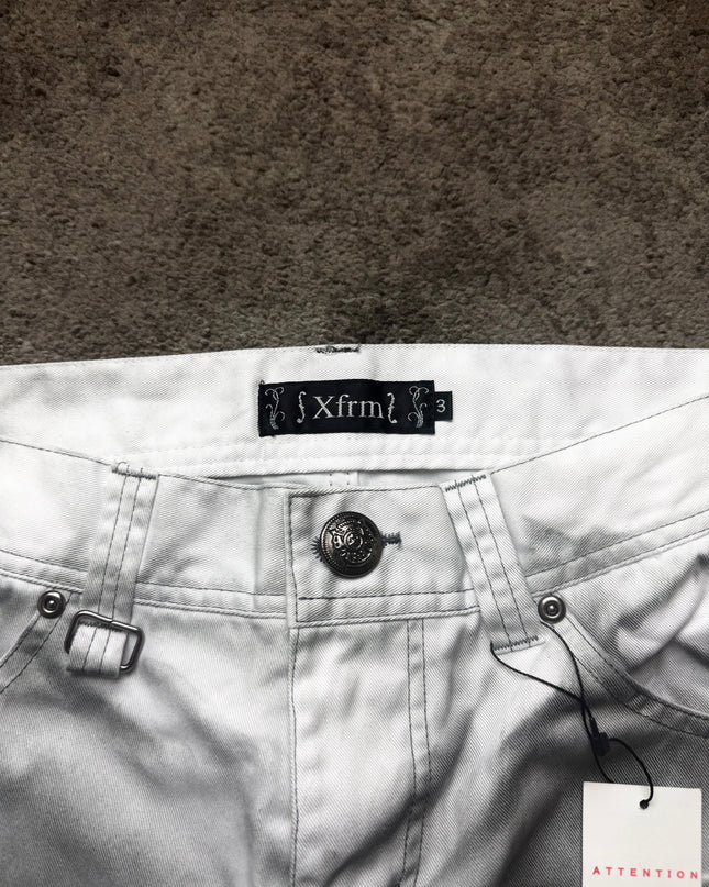 XFRM "WHITE STATIC" DENIM (S-M)