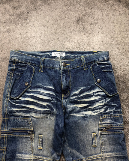 LOWBOX "MULTI-POCKET CARGO" DENIM