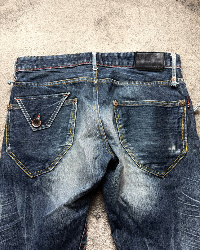 IBJ "FRACTURED FADE" DENIM