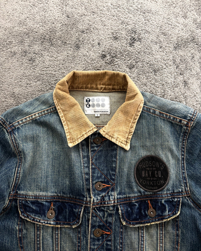 TAKEO KIKUCHI "HUDSON WORKER" DENIM JACKET (S-M)