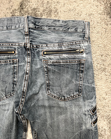 ORIRIN "ZIPPER-SCAR" DENIM