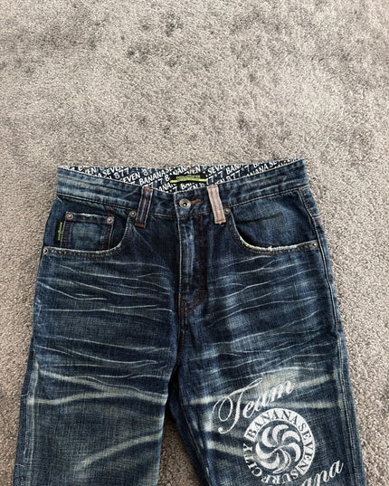 BANANA SEVEN "SCRIPT FADE" DENIM (S)