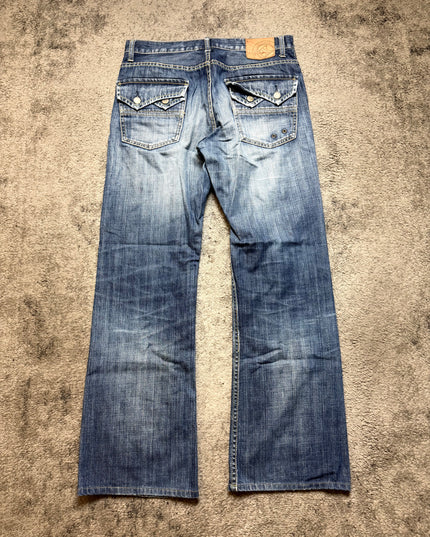 BURN IN CALI “LIGHT RAYS“ DENIM