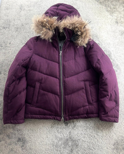 MICHEL KLEIN "BURGUNDY NOMAD" PUFFER (S)