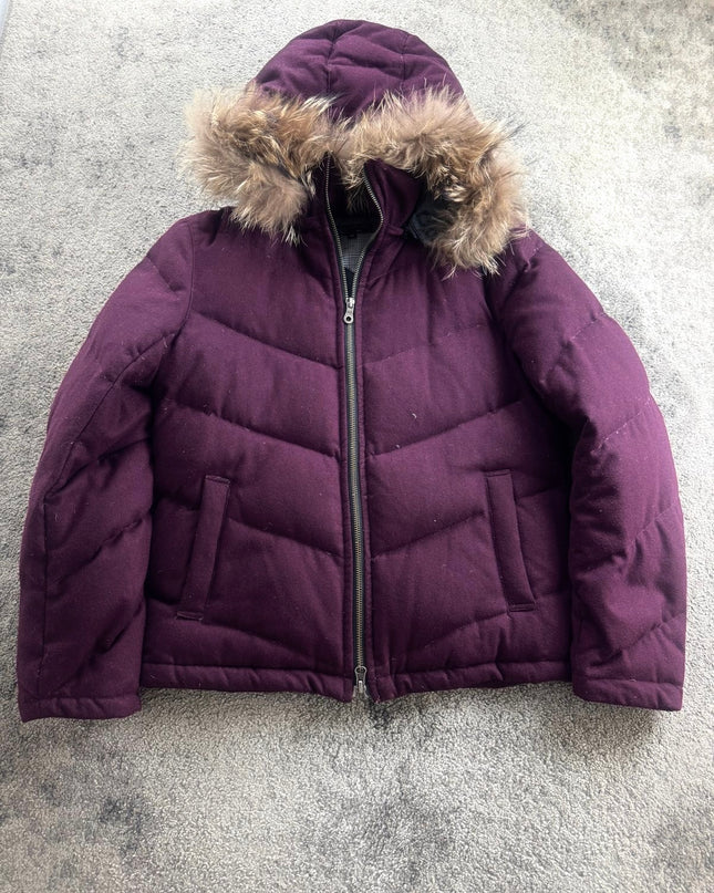 MICHEL KLEIN "BURGUNDY NOMAD" PUFFER (S)