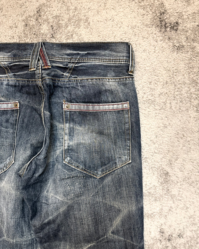 SUPERUBIS "FRACTURED" DENIM