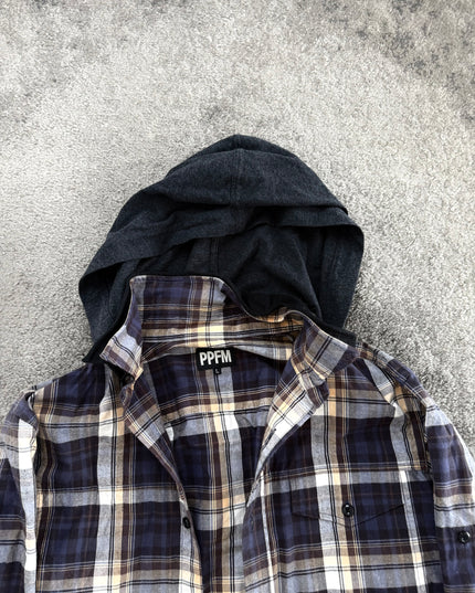 PPFM "LAYERED HOOD" FLANNEL (M)