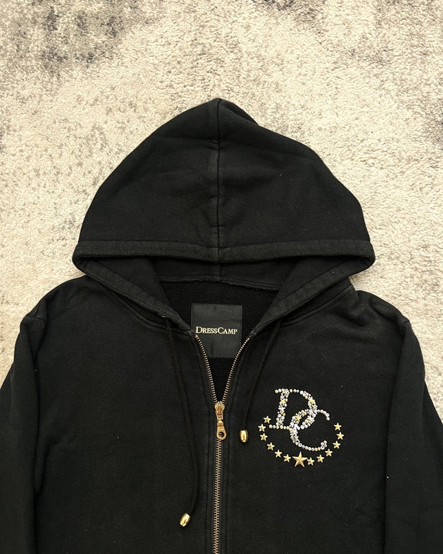 DRESS CAMP EMBELLISHED ZIP HOODIE