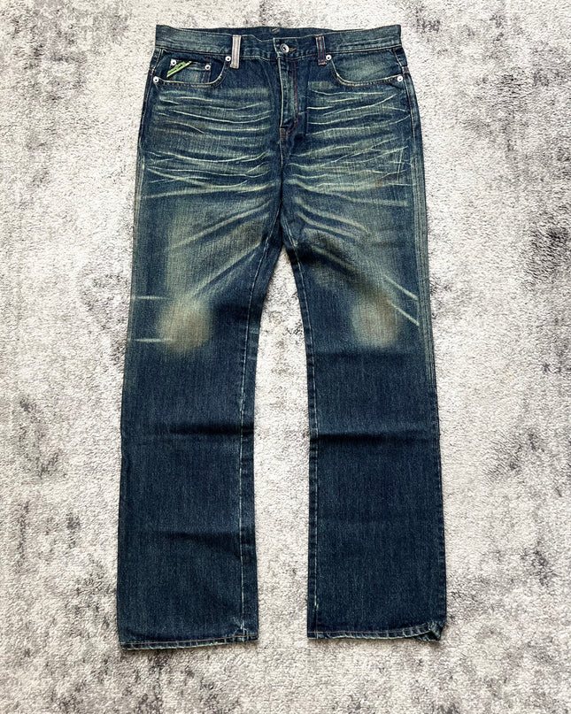 BANANA SEVEN "BACKDRAFT SWIRL" DENIM