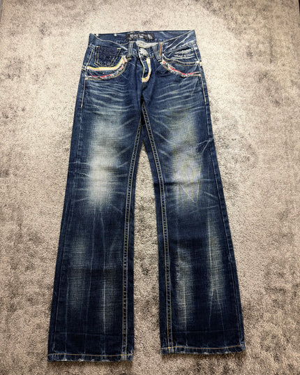 RED PEPPER "NEON RIOT INDIGO" DENIM