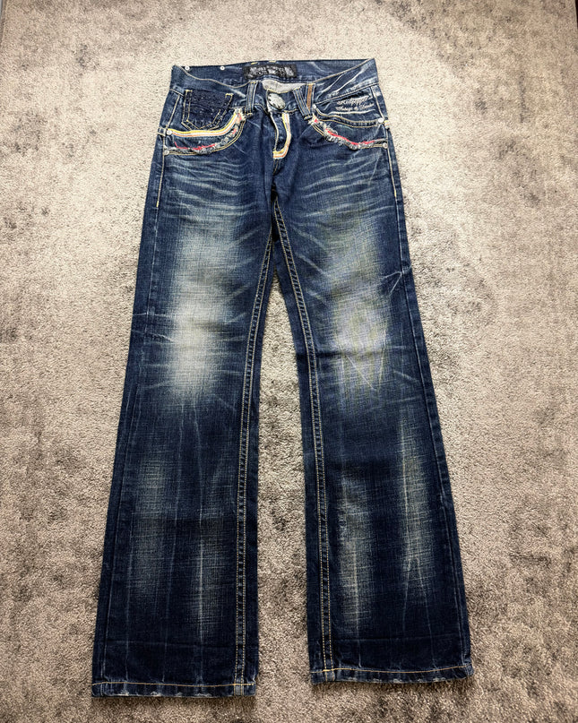 RED PEPPER "NEON RIOT INDIGO" DENIM