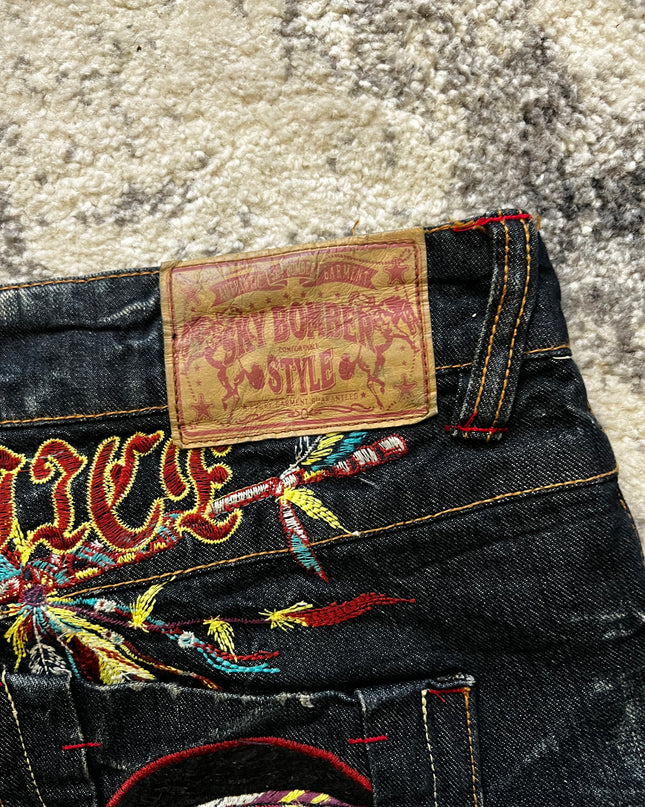 SKY BOMBER GRAPHIC DENIM