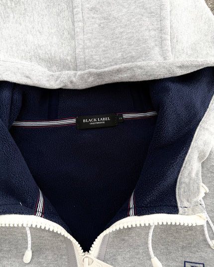 CRESTBRIDGE "MINIMAL CREST" ZIP HOODIE (S)