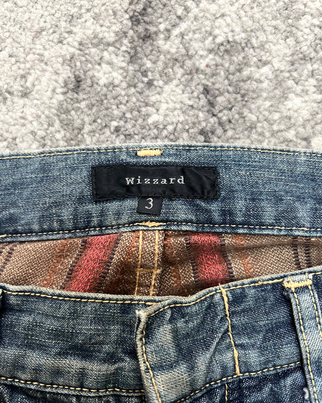 WIZZARD "RUSTED HALO CUT" DENIM
