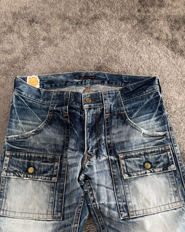 BLUE WAY "CARGO FADE SPECTRUM" DENIM (M)