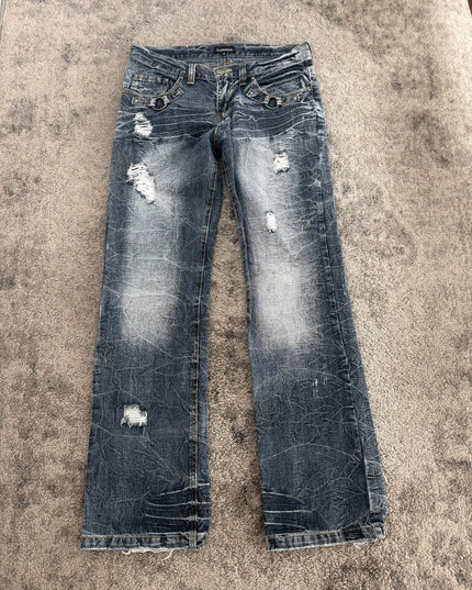 LOWBOX "DISTRESS LOOP" DENIM