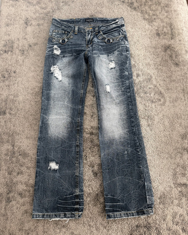 LOWBOX "DISTRESS LOOP" DENIM