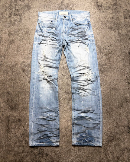 NEUTRAL INFINITY "STATIC COLLAPSE" DENIM