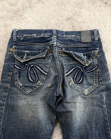 RED PEPPER "UNDERGROUND LOGO" DENIM