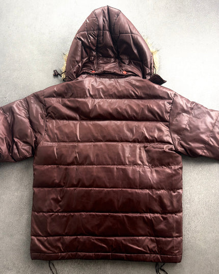 REALCONTENTS "BURGUNDY HAZE" PUFFER (M)