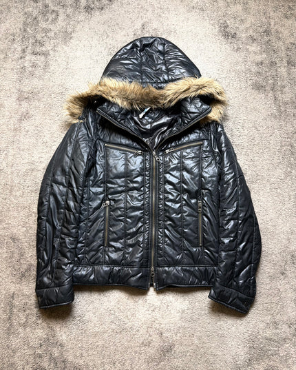 MICHEL KLEIN "STILL BLACK" PUFFER