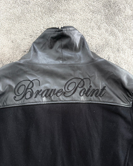 INTHEATTIC "SHADOW ZIP HYBRID" HOODIE (S-M)