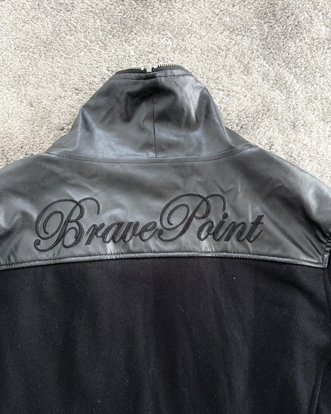 INTHEATTIC "SHADOW ZIP HYBRID" HOODIE (S-M)