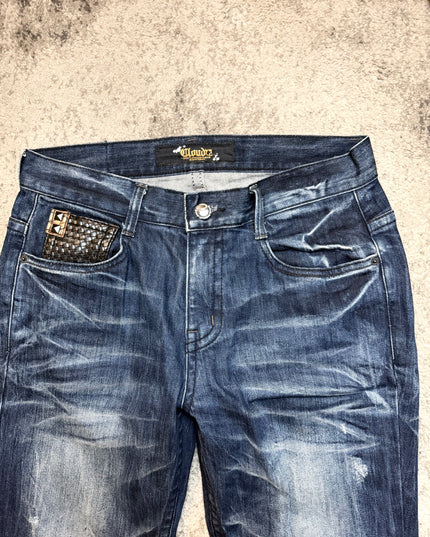 CLOUD72 "DISTORTED LOTUS" DENIM