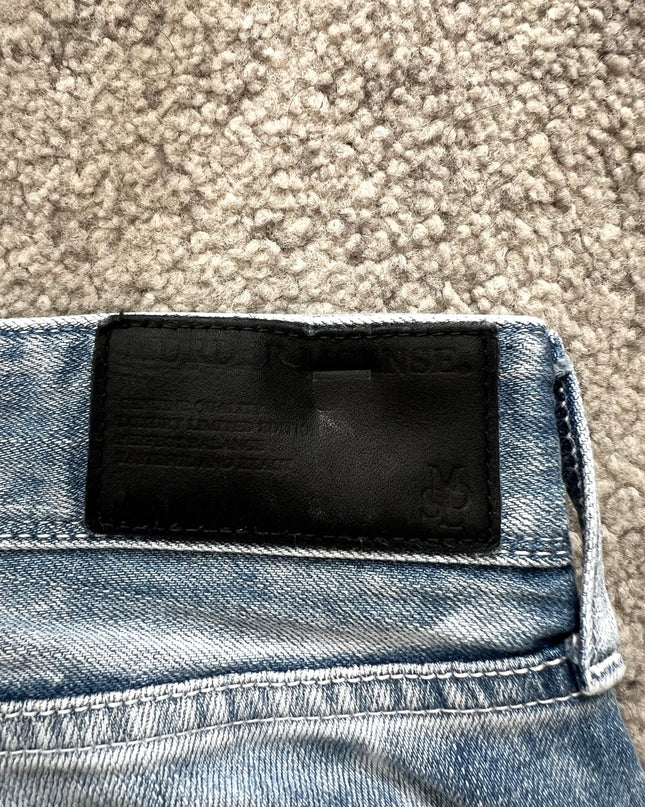 MURDER LICENSE "GHOST STATIC BLUES" DENIM
