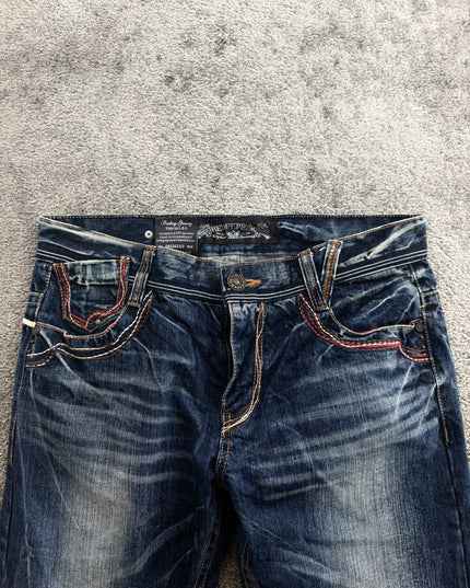 RED PEPPER "CONTRAST STITCH" DENIM (L)