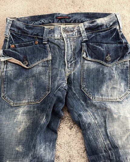 BLUE WAY "SHADOW WASH" DENIM